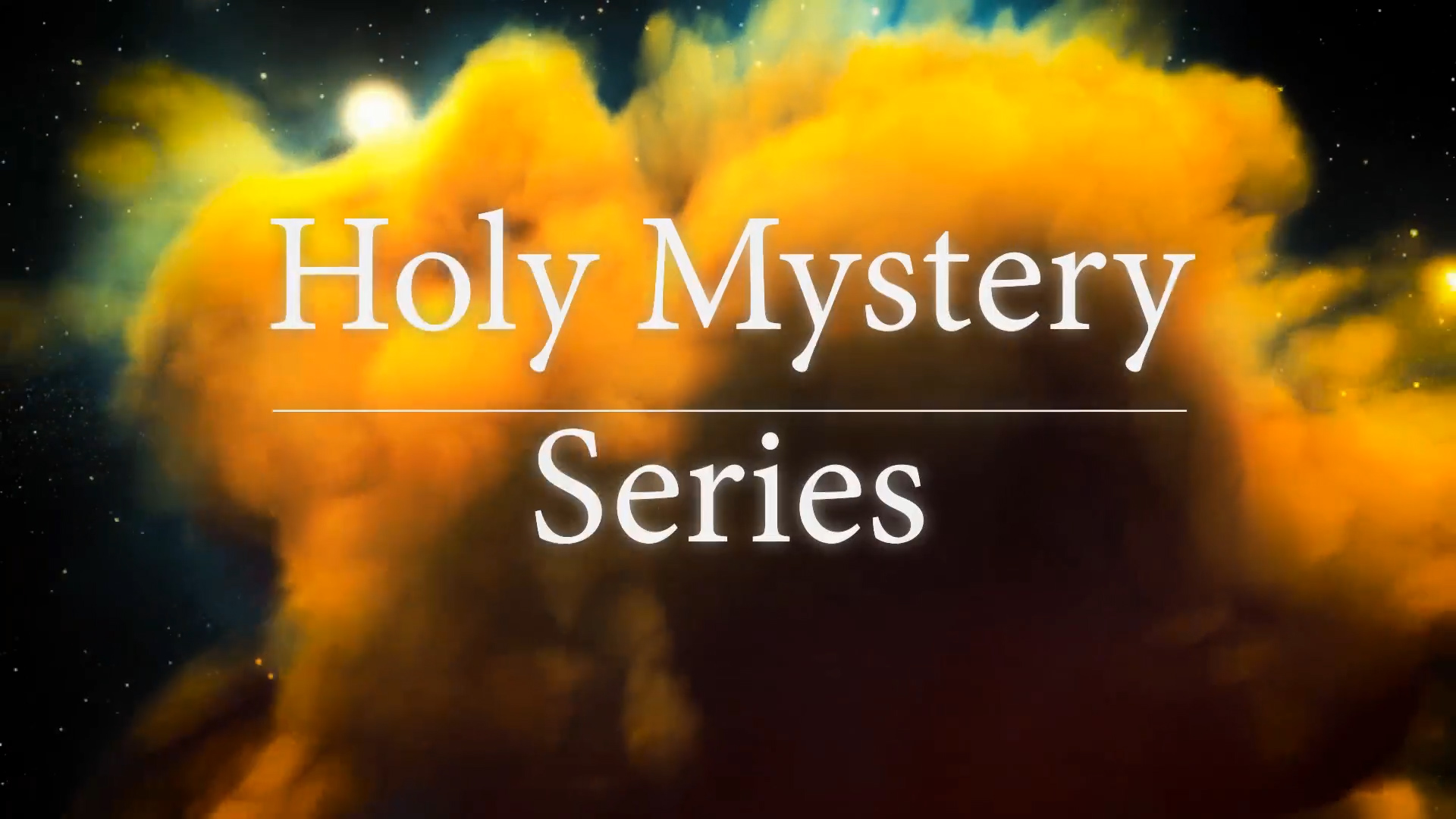 Screen shot of online video series "Holy Mystery"