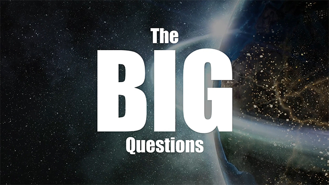 Screen shot of online video series "The Big Questions of Life" with Richard Leonard